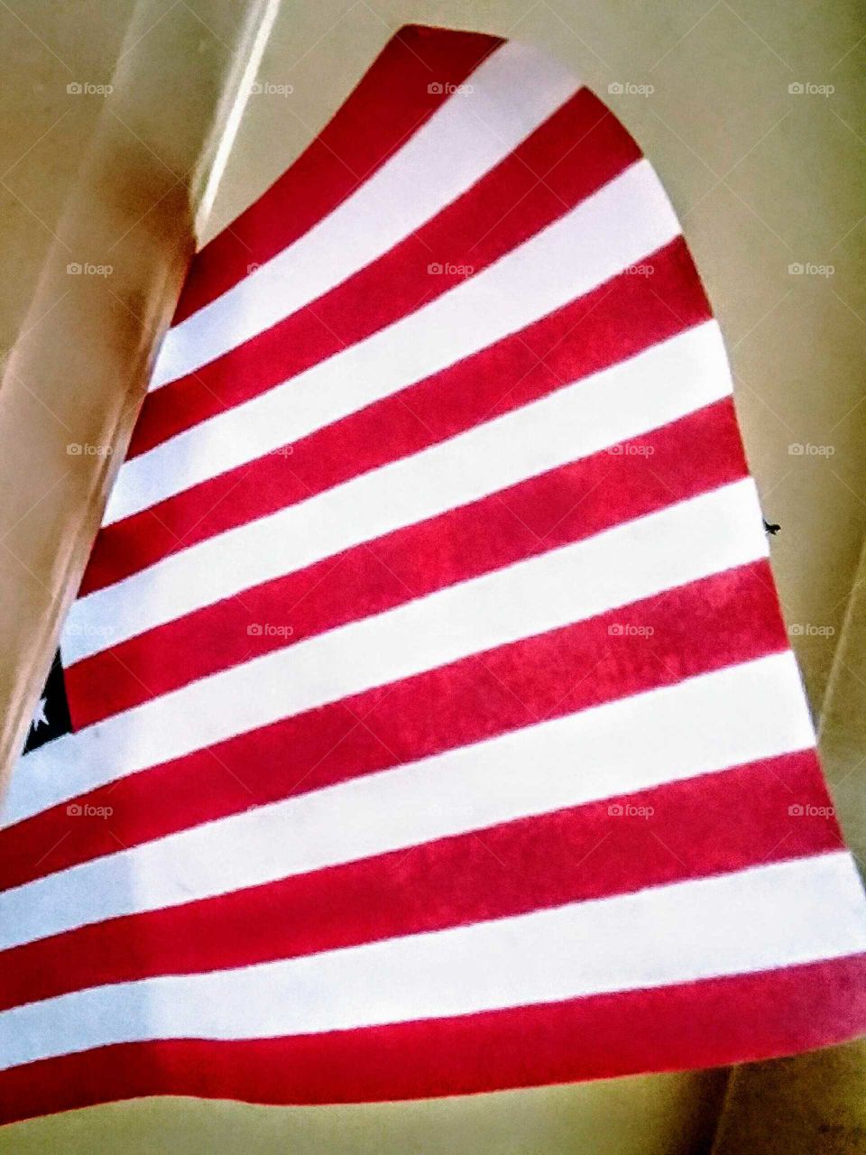 Red and White Stripes of American Flag