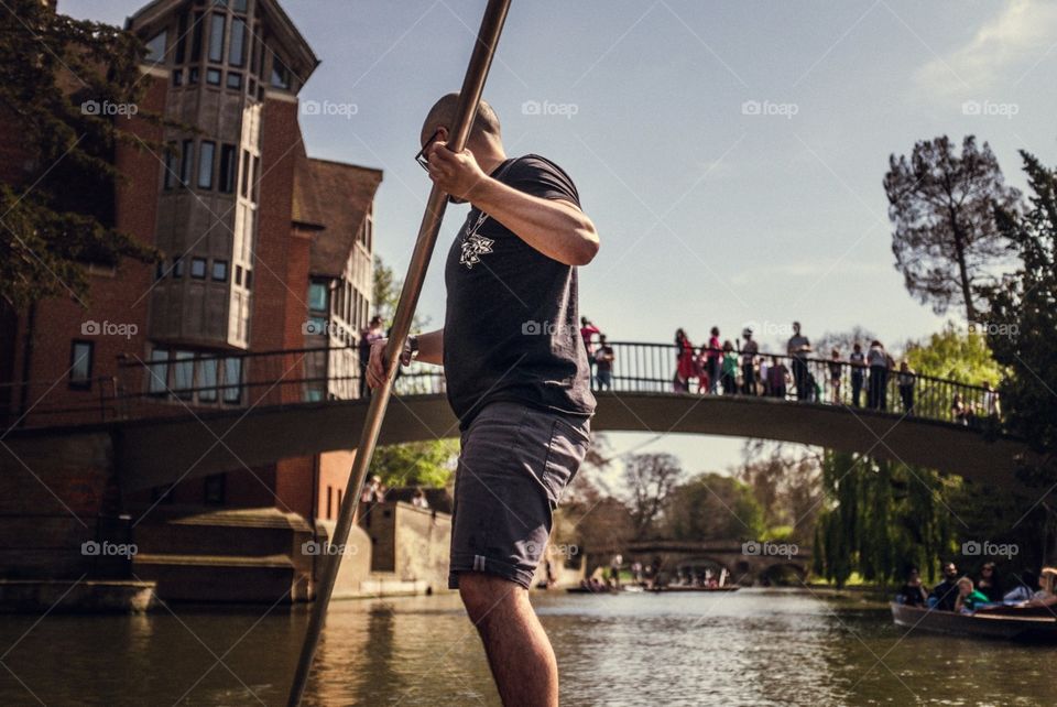 Punting in Cambridge 