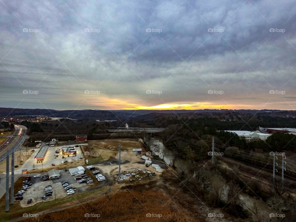 morning over Canton Georgia