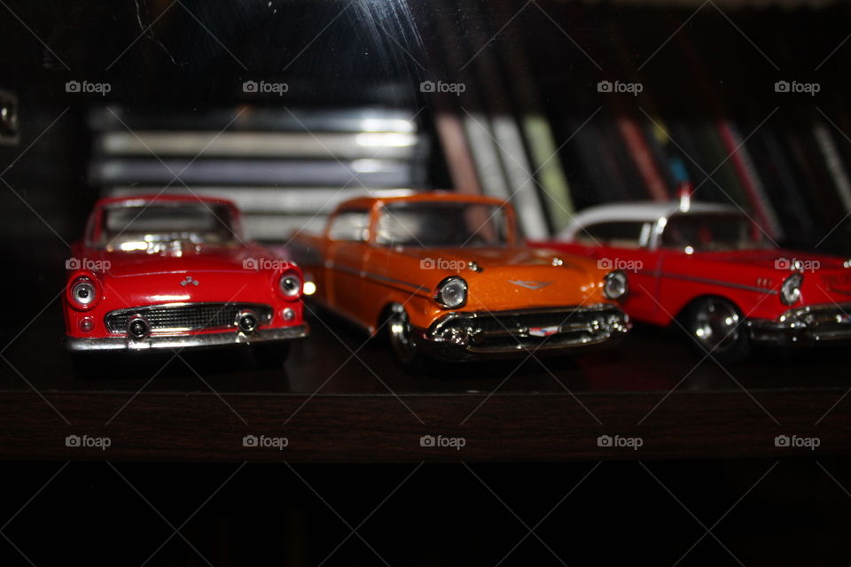 Miniature classic cars 