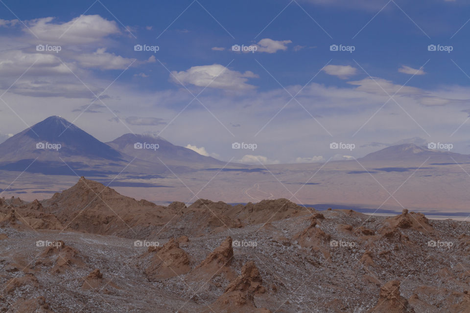 Atacama Desert in Chile near San Pedro de Atacama.