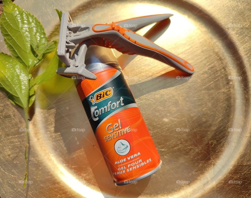 Shaving cream and razors