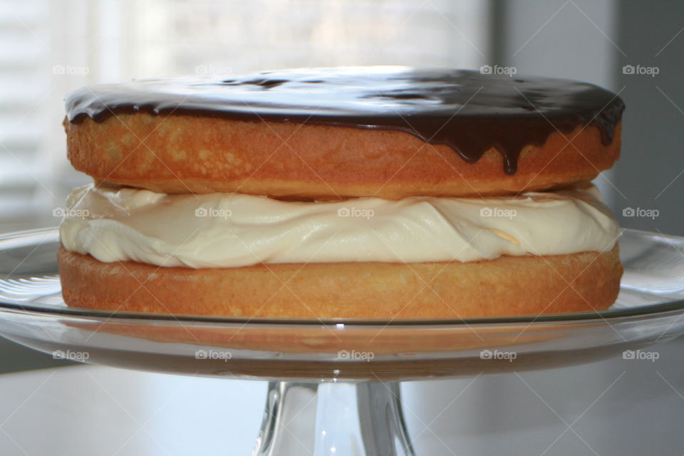 Boston Cream Pie Cake