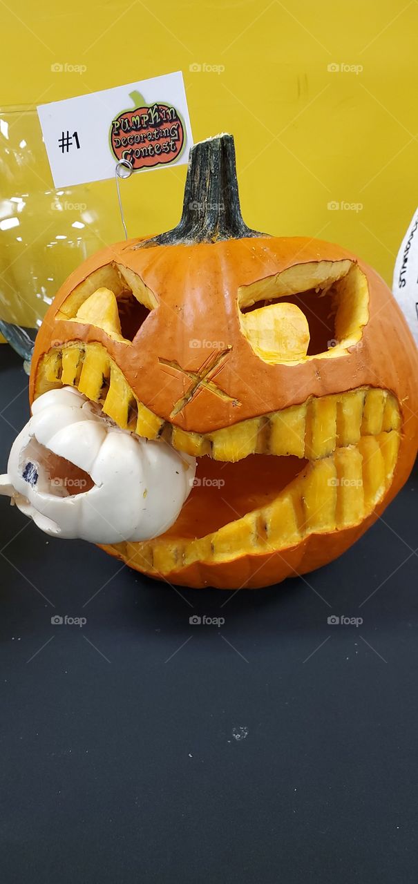 Pumpkin carving contest