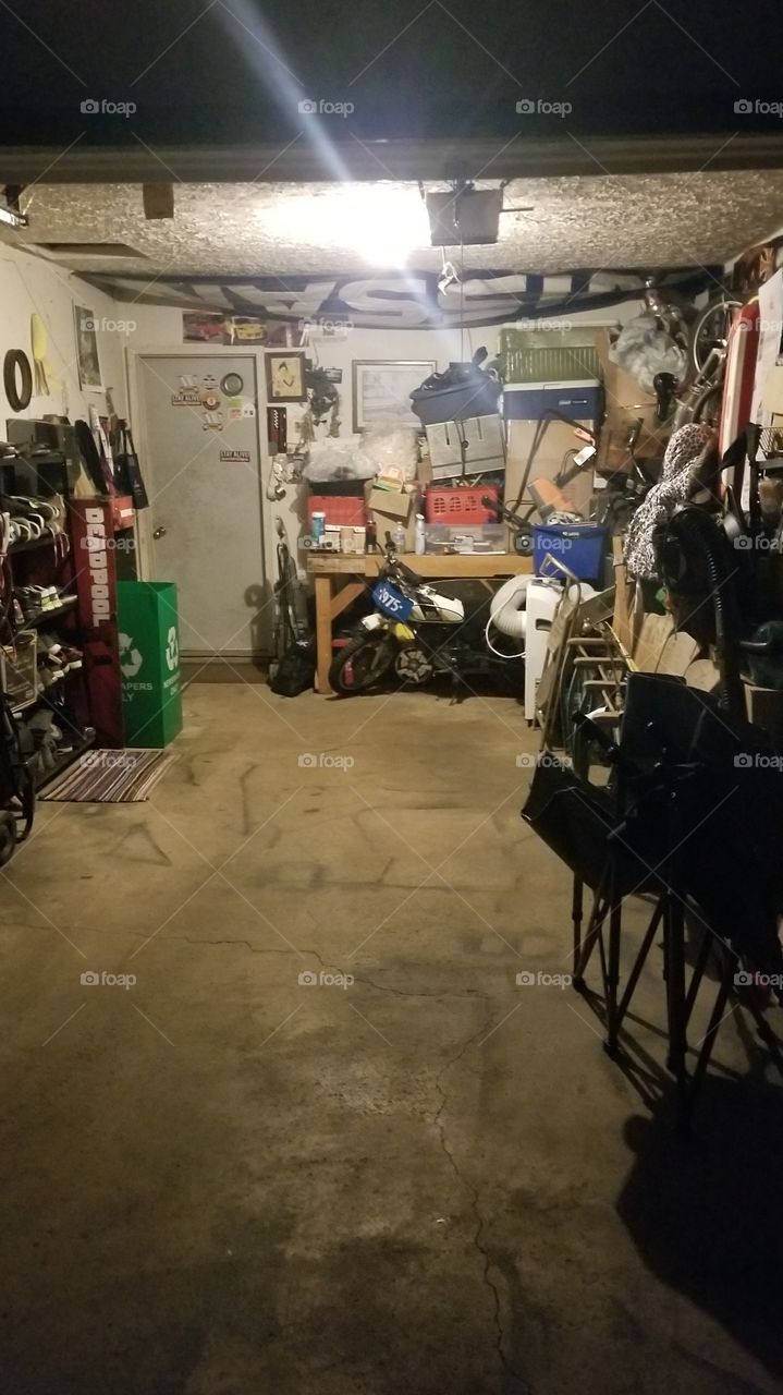 cleaned garage