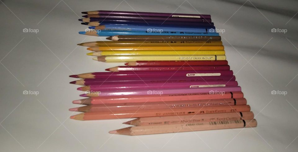 Barbie color pencils