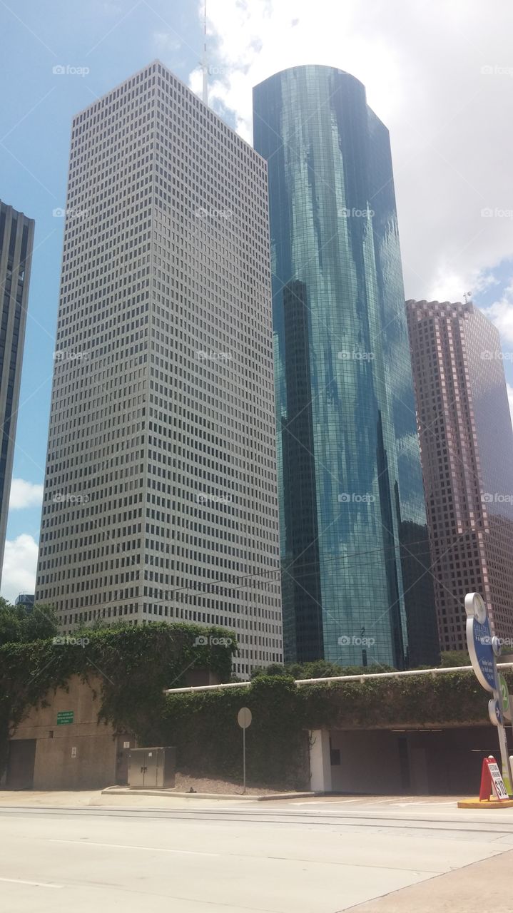 In Houston downtown
