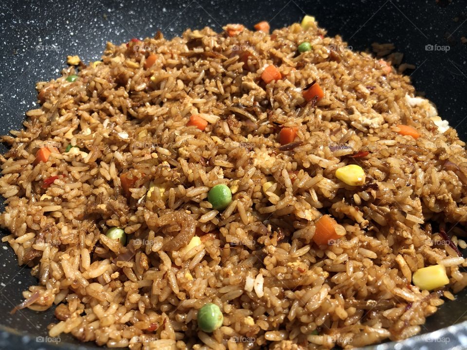Spicy Anchovies Fried Rice 