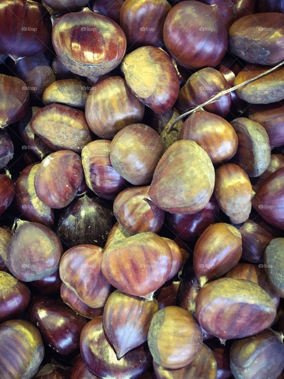 Chestnuts ready for roasting