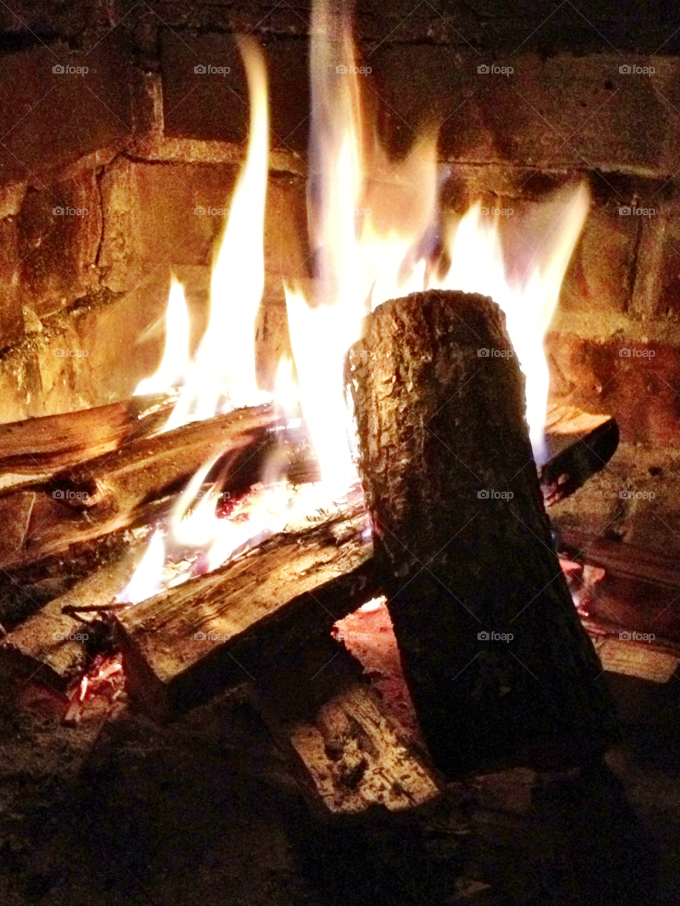 light wood fire warm by carina71