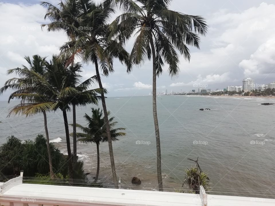 View from hotel terrace