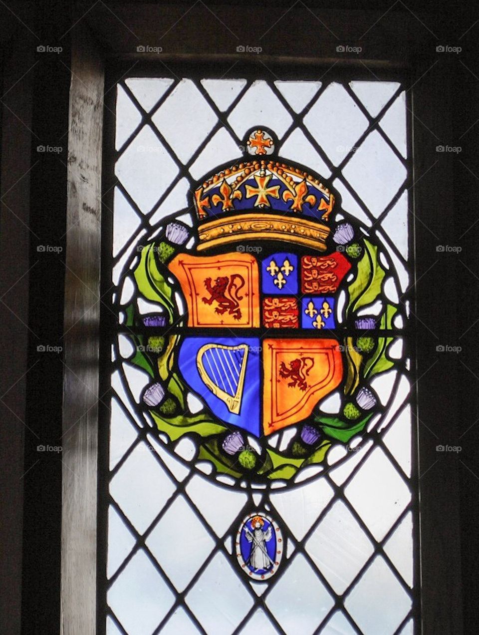 Edinburgh Castle royal window