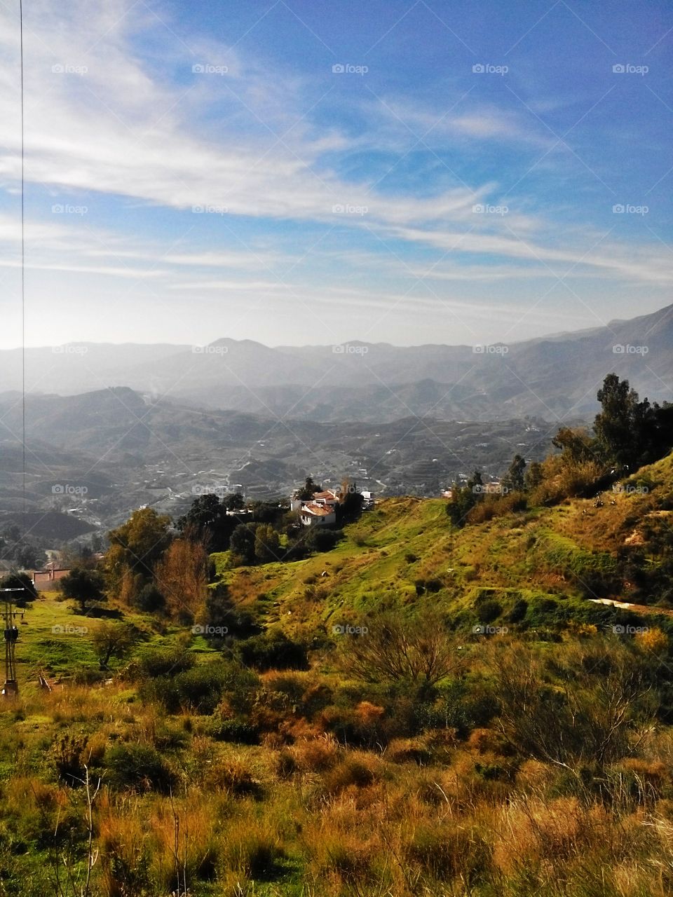 Sierra Mijas in winter, Spain