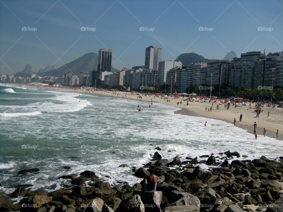 Copacabana beach, Brazil 