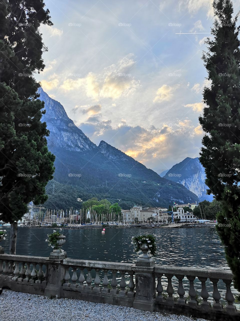 Riva del Garda, the city of the boats and windserfing