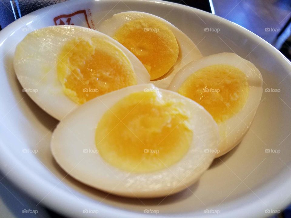 Soft boiled eggs