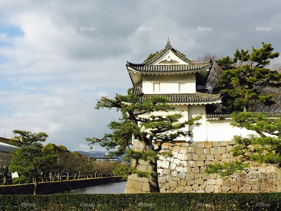 Castle in japan. Lots of walking and exploring and discovering the breathtaking views and history and culture. 