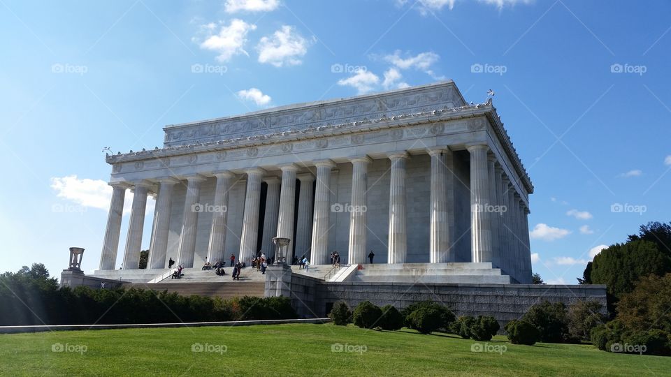 Lincoln Memorial on the National Mall in Washington DC