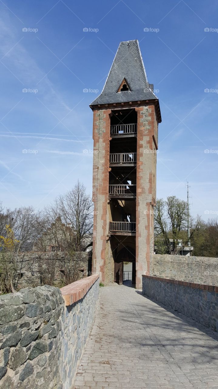 Tower at Burg Frankenstein