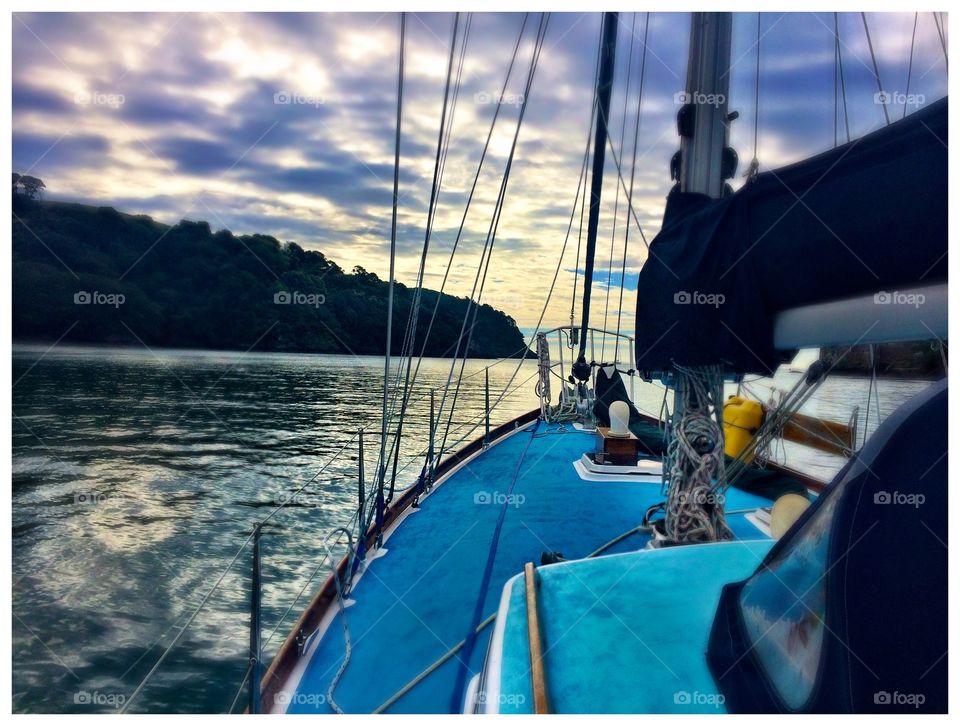 Sailing in Devon