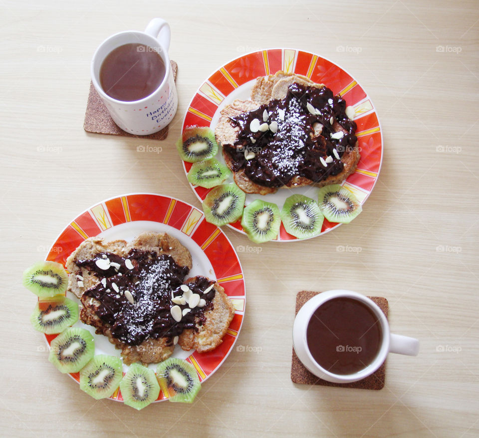 pancakes for breakfast