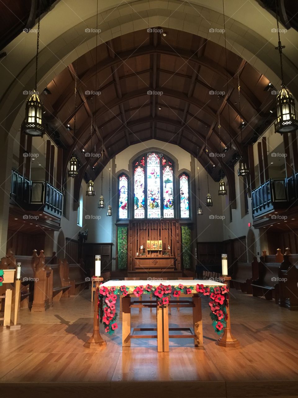 Remembrance Day in Anglican Church in Vancouver, British Columbia 