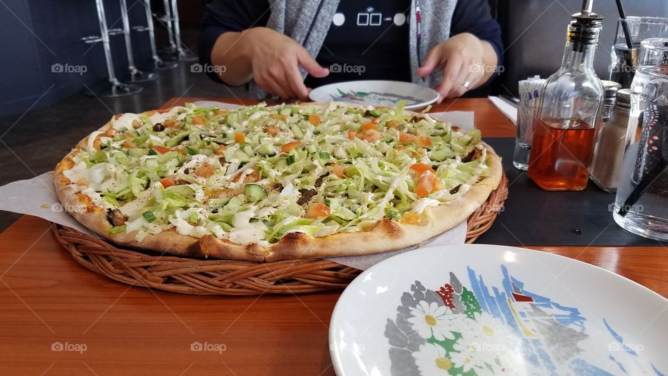 Giant pizza