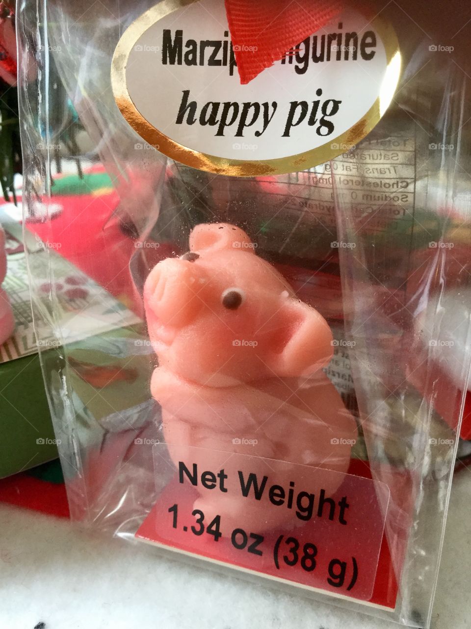 Sweet and cute Marzipan piglet 