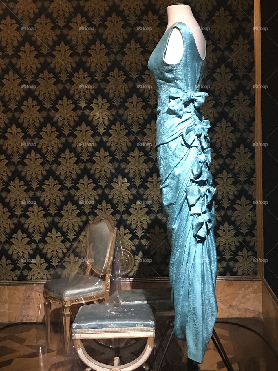 Blue Elegance, in the Costume Museum - Pitti Palace Florence 