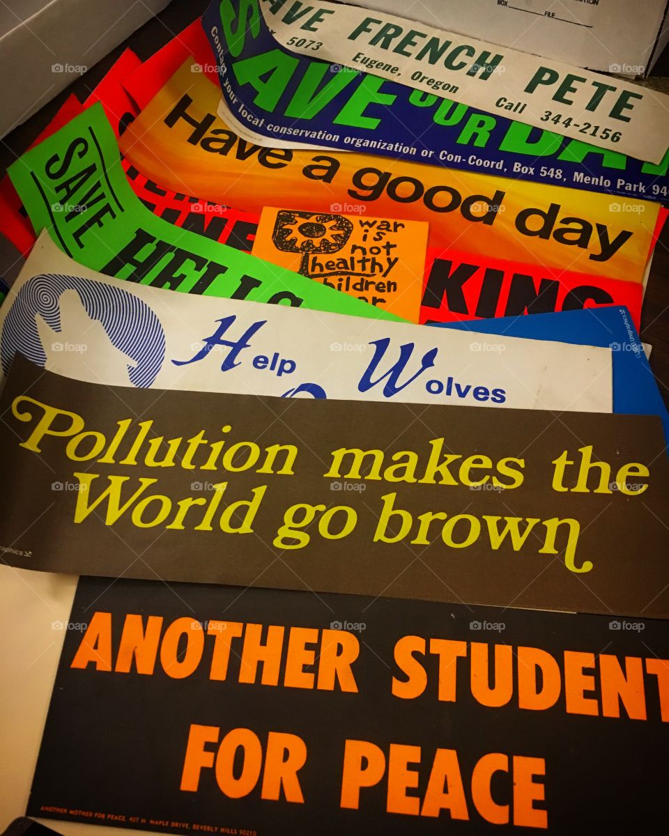 Conservation bumper stickers