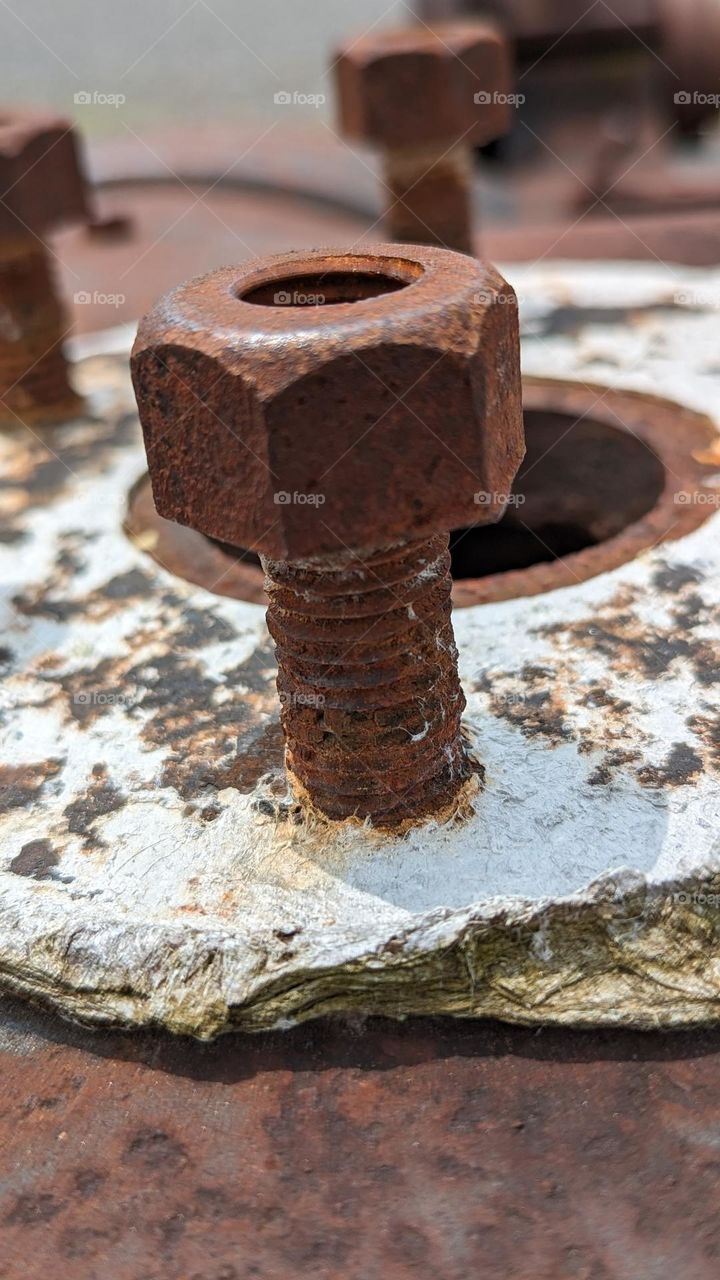 rusted wheel