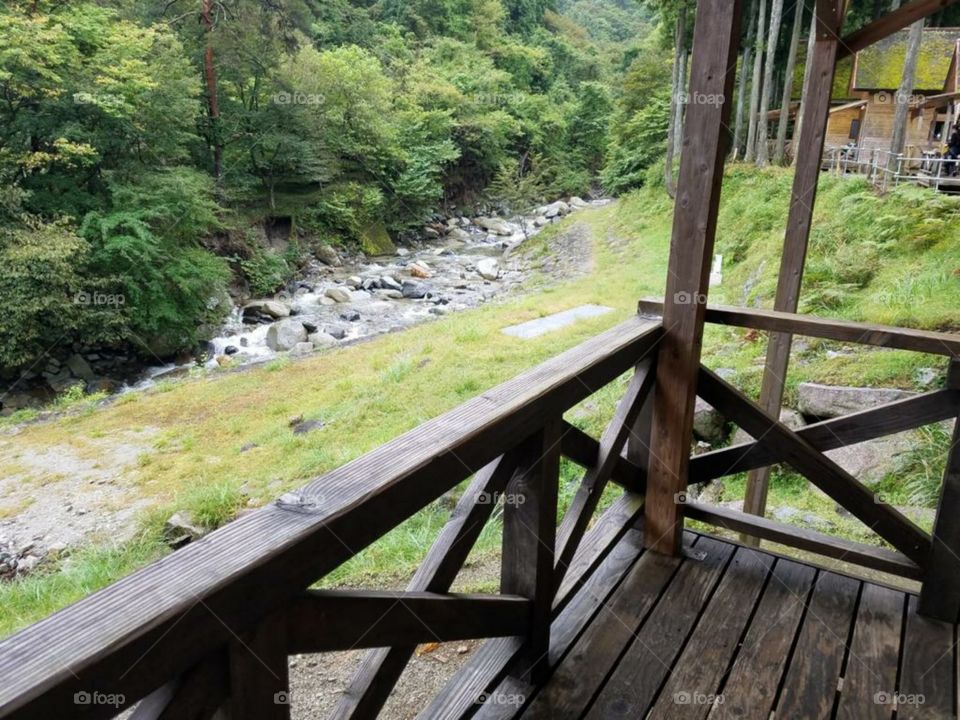 beautiful farmhouse with riverside view