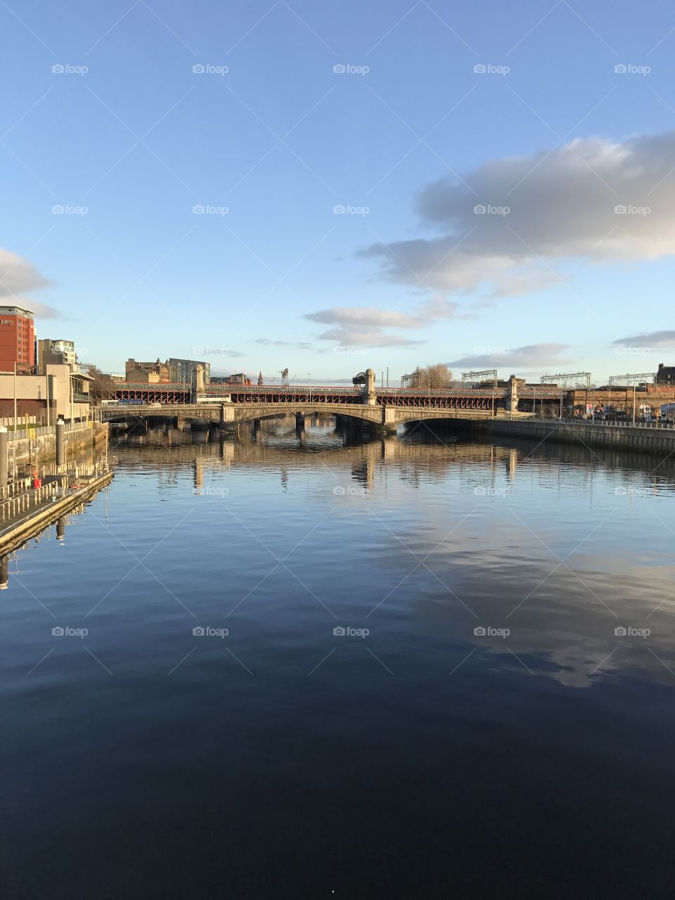 Looking down the river Clyde, Glasgow!! 