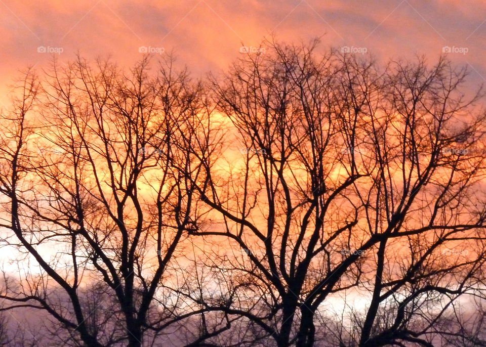 sunset in Tchek republic