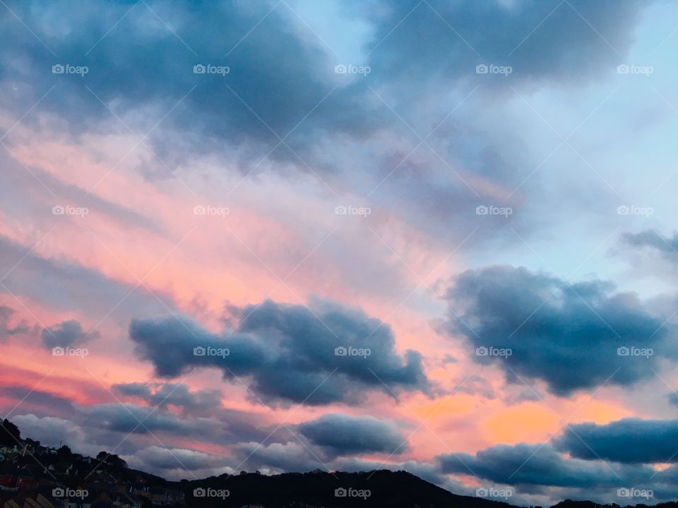 North Devon sky, so moody and beautiful above Instow. 