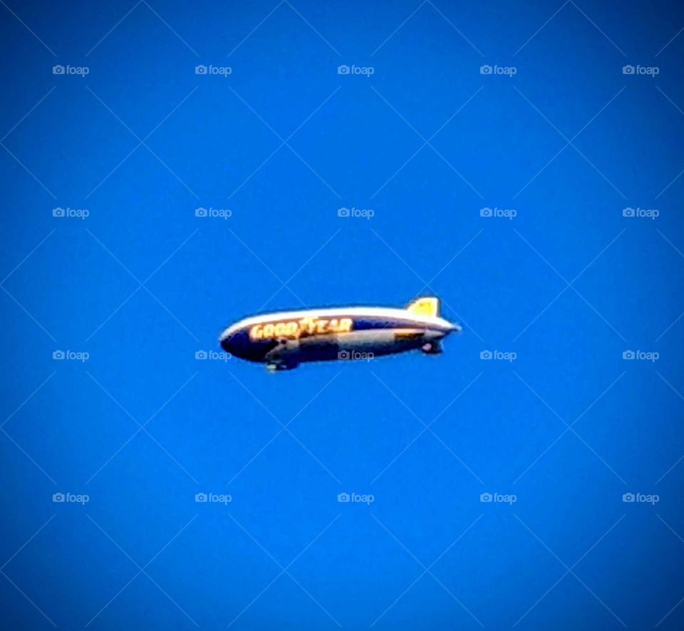 Goodyear Blimp over my house