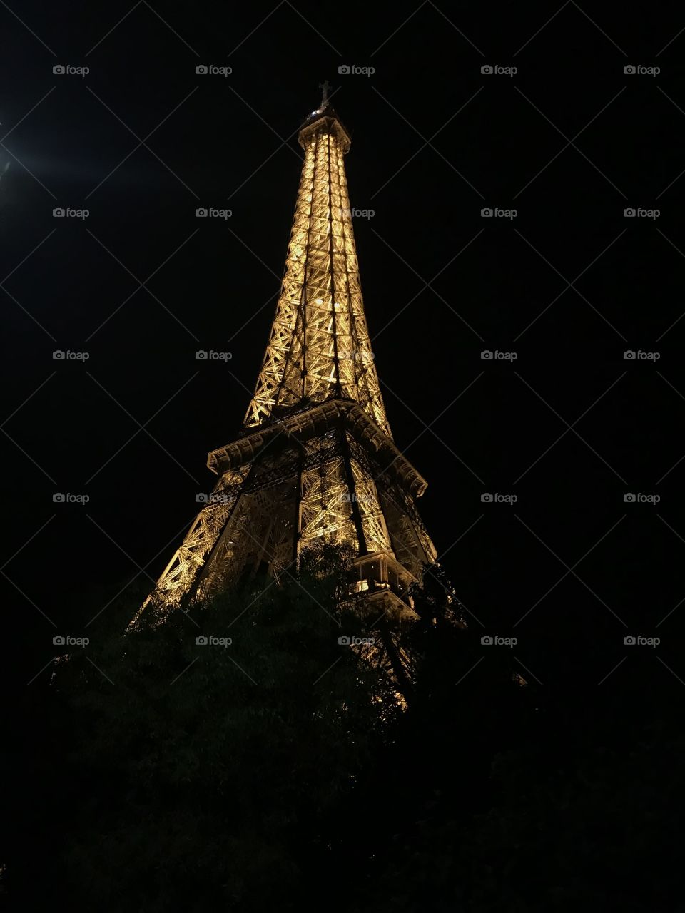 Eiffel Tower at night