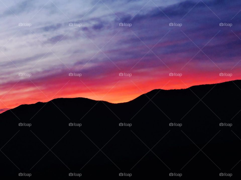 Beautiful image captured at Sunset point on the way back to Phoenix, Arizona.