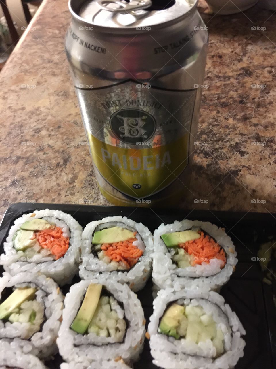 What goes with sushi? Craft beer of course!