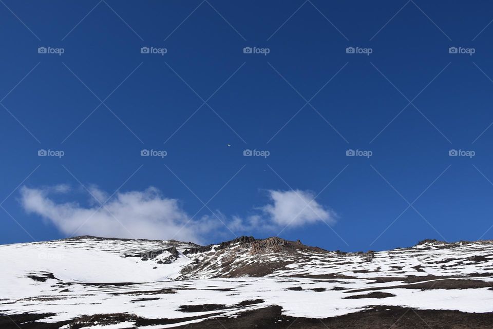 beautiful mountains of the ice fields of chilean patagonia