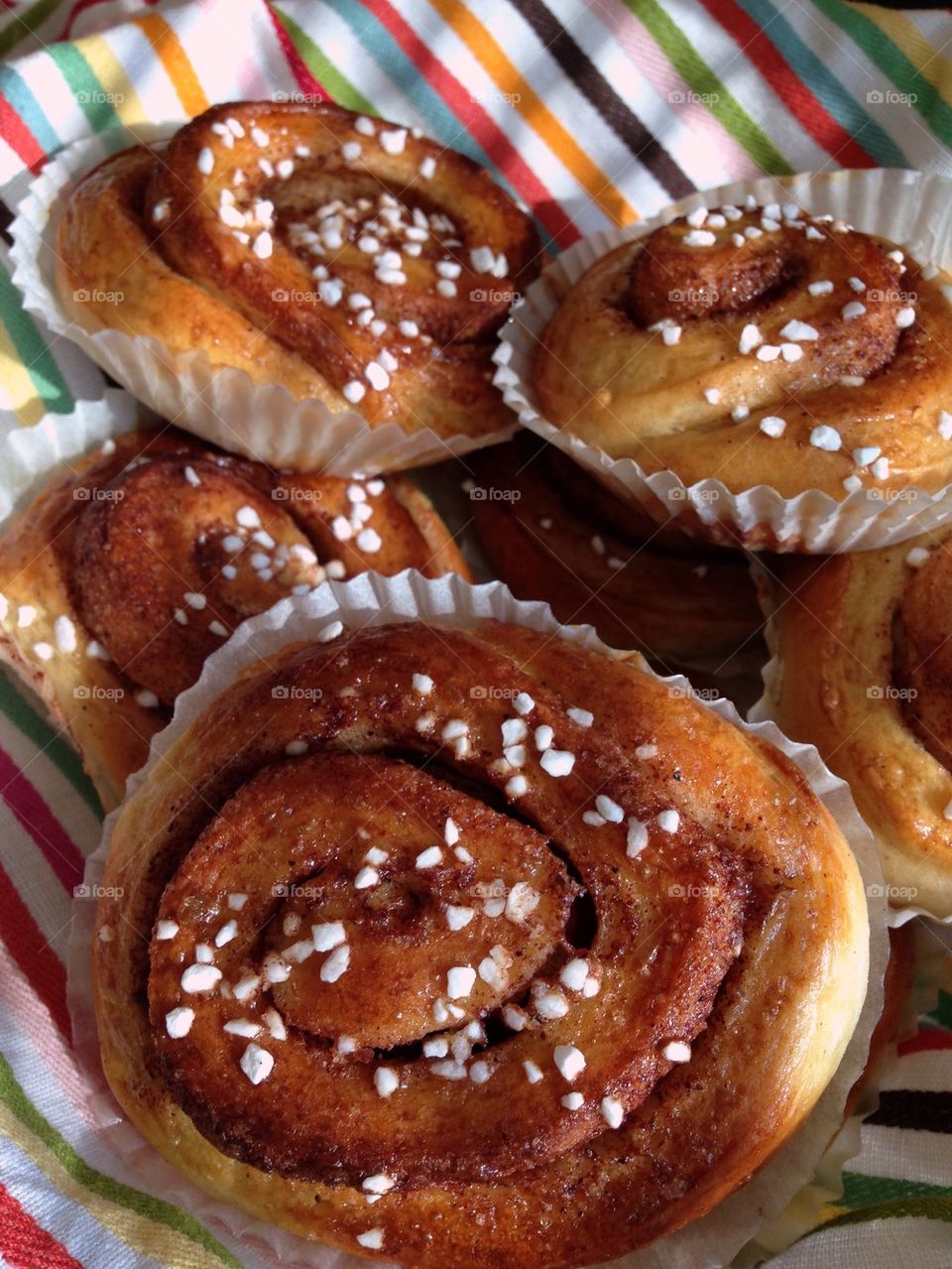 Homebaked cinnamon rolls