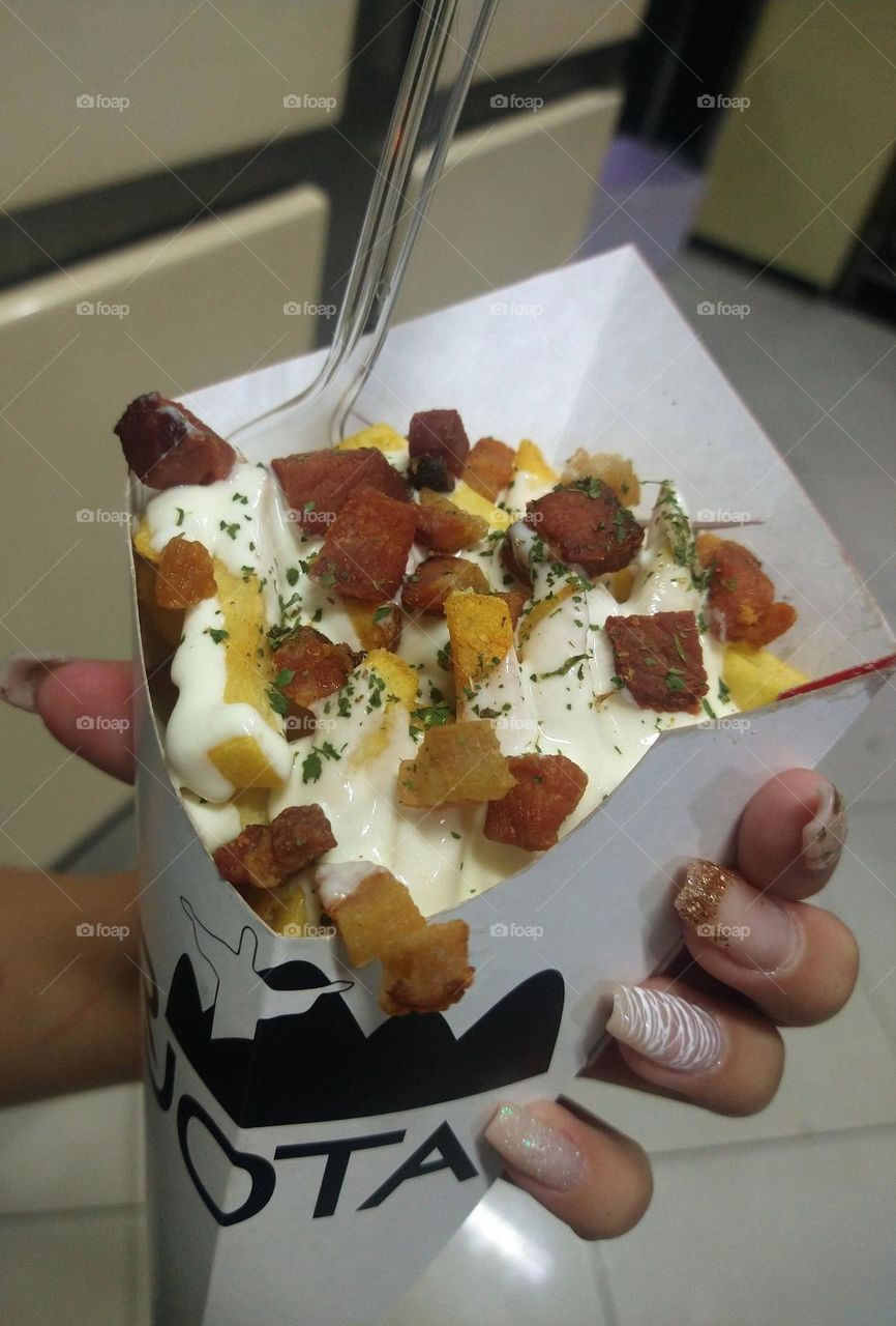 batata no cone