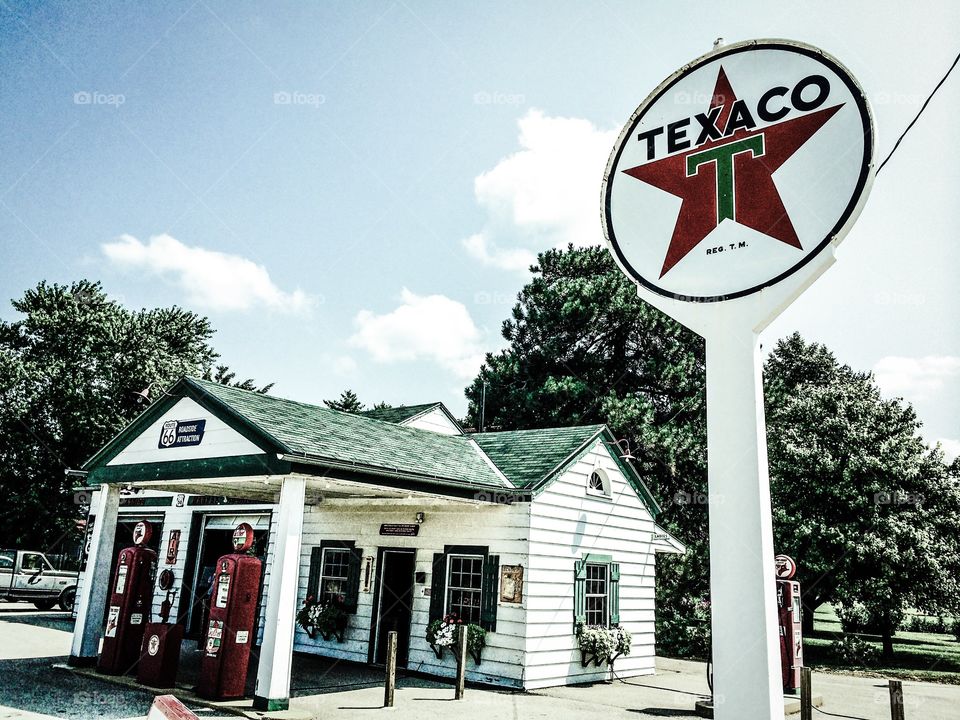 Route 66 vintage Texaco Station, Dwight Illinois. . Any excuse for a road trip and I'm there. 