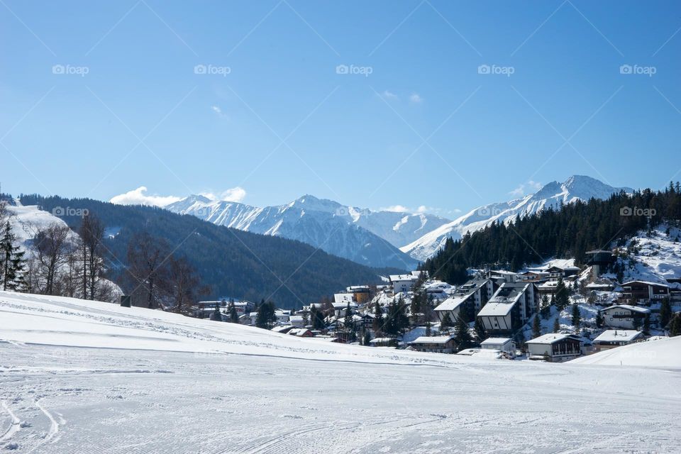 winter landscape in Austria