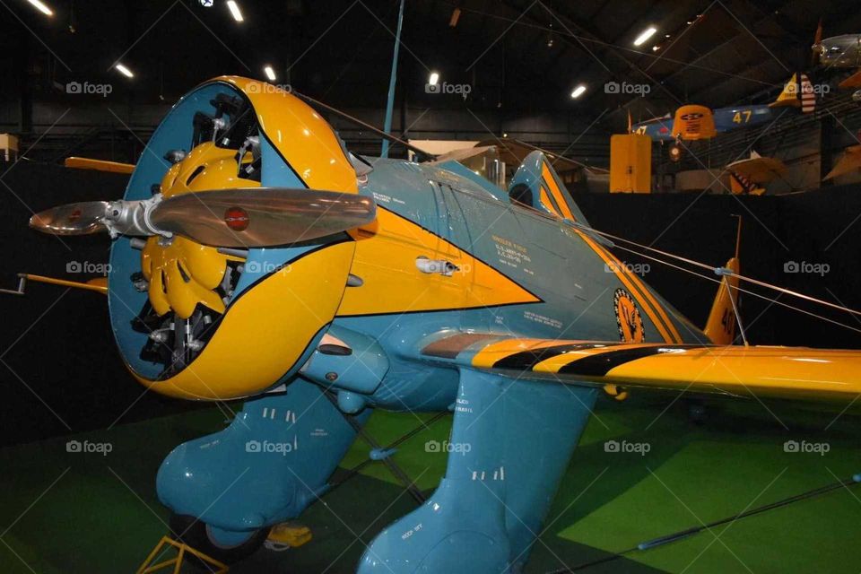 airplane restored in Museum