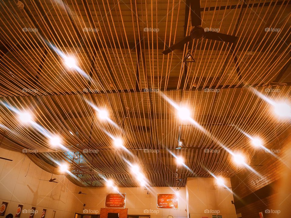 Hotels Roof Awesome bulp decoration for attract customers