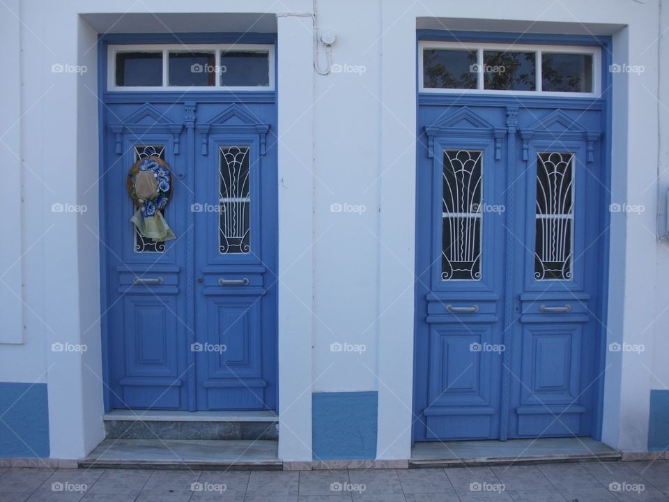Twin doors