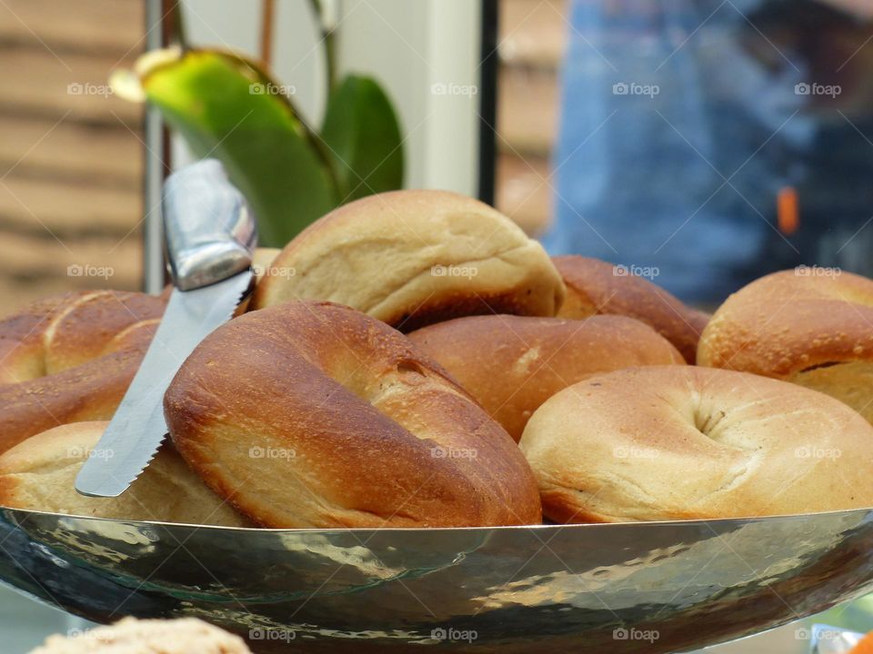 Summer afternoon tea in a sunny garden