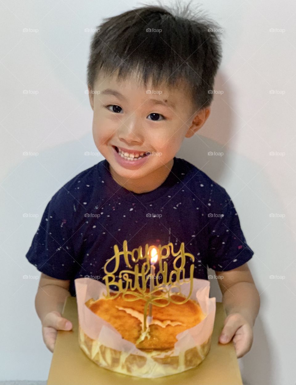 Real side of motherhood is celebrating birthday with a happy child