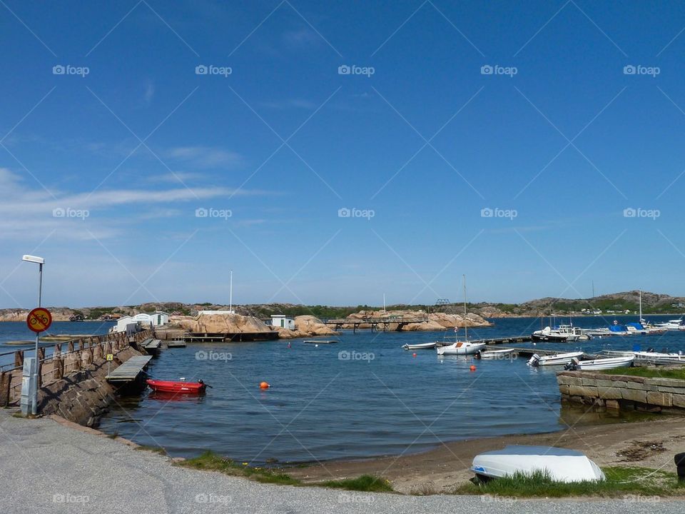 marina, at the west coast in Sweden